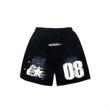 Hip-hop shorts american retro distressed shorts couple ins high street loose summer casual sports pants