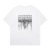 Summer loose fit letter print 100% cotton crew neck short sleeve t-shirt