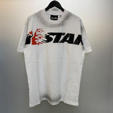 H-star series] fog high street retro women's head washed and distressed couple t-shirt shorts sweatshirt pants