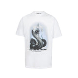 [heavy weight double yarn] trapstar stitching tiger head embroider gradient letter short-sleeved t-shirt