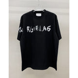 High-quality, heavyweight, double-gauze, loose-fit, plus-size short-sleeve t-shirt