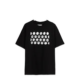 Circle number logo digital hd print youth short sleeve t-shirt