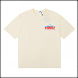 American trend rhu marlboro high definition printing de casual round neck short sleeve t-shirt export wholesale