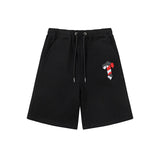 Factory direct trapstar rainbow letter gradient towel embroidery short sleeve t-shirt & fog high street shorts set