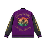 Unisex Baseball Jersey Vintage Embroidered Baseball Suit Spring and Autumn Casual Loose Jacket