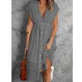 Nina Parker Dresses Double-Layer Tulle Dress Waist Trimming Loose Long Dress