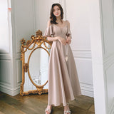 The Great Gatsby Dress Attire Bridesmaid Dress Fairy Spring Satin Women