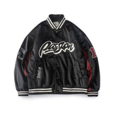 Varsity Jacket for Men Spring Autumn Letters Stand Collar Baseball Uniform