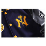 Yankee Letterman Jacket Outfit Senior Jackets Varsity Baseball College Coat Mlbny Spring and Autumn Baseball Uniform Jacket Men and Women