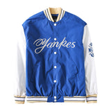 Yankee Letterman Jacket Outfit Senior Jackets Varsity Baseball College Coat Mlbny Winter Cotton-Padded Men's and Women's Baseball Uniform Casual