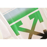 Off White T Shirt Gradient Arrow Unisex  High Street Tshirt Casual Fashion Owt