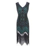The Great Gatsby Daisy Dress Vintage Sequin Bead Dress