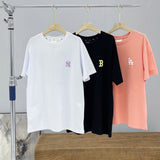 Yankees Summer Men's and Women's round Neck Pullover Short Sleeve Half Sleeve