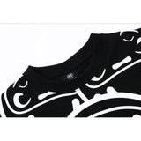 Men T Shirt Summer Casual Tops Cartoon Full Printed Short Sleeve T-shirt Fashionable Loose