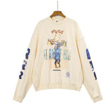 Rrr123 Sweatshirt Joint Name Fog Personality Printed Crew Neck Sweatshirt