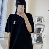 Yankees Summer Men's and Women's round Neck Pullover Short Sleeve Half Sleeve