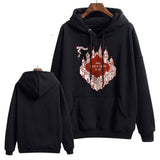 Slytherin Hoodie Badge Men and Women Student plus Size Retro Sports Printed Hooded Loose Coat