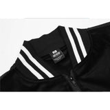 Letterman Jacket Outfit Senior Jackets Varsity Baseball Coat Jacket Coat Men's Loose Lapel Baseball Uniform