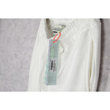 Off White Winter Pants Lettered Casual Cotton Trousers Ow Arrow