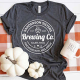 Halloween Costumes Brewing Sanderson Pumpkin L Printed round Neck T-shirt for Women