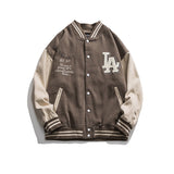 Letterman Jacket Outfit Senior Jackets Varsity Baseball Coat Men's Spring Loose Casual Jacket Men's