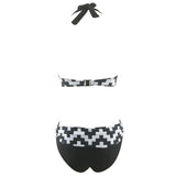 Women Plus Size Swimwear Bikinis Sexy High Waist Slimming Two-Piece Swimsuits