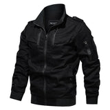 Men Fit Bomber Jacket Windbreaker Moto Street Coat Spring Men's Jacket Cotton Washed Overalls plus Size Loose Solid Color Coat Men