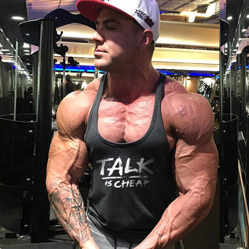 Man Tanks Sports Fitness Vest Cotton Outdoor Casual Sports