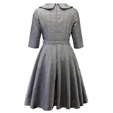 Work Dresses for Girls Autumn and Winter plus Size Dress Women's Vintage Dress