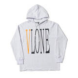 Vlone Hoodie Spring and Autumn Popular Hooded Sweater Large Size Retro Sports Men and Women