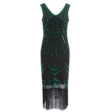 The Great Gatsby Dress Attire Tassel Evening Dress for Women