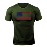 Tactics Style T Shirt for Men Sports T-shirt Men's Summer round Neck Training Sports Short Sleeve