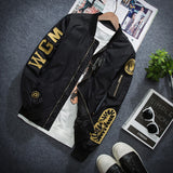 Varsity Jacket Embroidered MA-1 Air Force Pilot Jacket Baseball Uniform