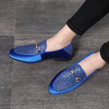 Indo Western Shoes Men's Loafer Vintage British Pointed Leather Shoes
