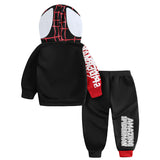 Spider Man Hoodie & Pant 2 Piece Set Hoodie Trousers Children Cartoon Suit