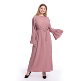 Muslim Women Stylish Kashibo Abaya Muslim Ladies Long Gown Islamic Clothing Jilbab Plus Size
