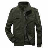 Men Fit Bomber Jacket Windbreaker Moto Street Coat Autumn Leisure plus Size Men's Jacket Solid Color