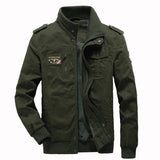 Men Fit Bomber Jacket Windbreaker Moto Street Coat Men's Clothing Casual plus Size Men's Jacket Loose Air Force Overalls Men