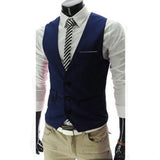 Mens Dress Vests Men's Vest Casual Jacket Business Waistcoat Men's Casual Suit Vest