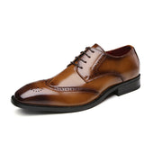 Indo Western Shoes Floral Locke British Style Genuine Leather Business Formal Wear Leather Shoes