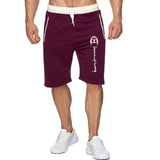 Jogging Shorts for Men Summer Men's Beach Pants Casual plus Size Shorts Solid Color Five-Point Sports Pants