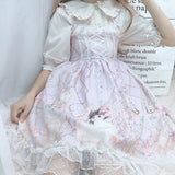 Gothic Lolita Harajuku Style Clothing Rose Girl Jsklolita Dress
