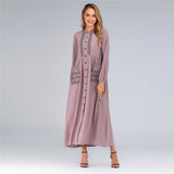 Muslim Women Stylish Kashibo Abaya Muslim Ladies Long Gown Islamic Clothing Jilbab Jalabiya Fashion Long Large Size Dress