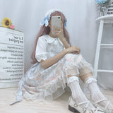Gothic Lolita Harajuku Style Clothing Rose Girl Jsklolita Dress