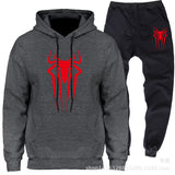 Spider Man Hoodie & Pant 2 Piece Set Men's Hooded
