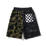 Shark Print Shorts Casual Pants Letter Print Cotton Fifth Pants Youth Popularity Straight Mid-Rise Pants