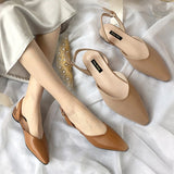 Nude Chunky Heel Sandals