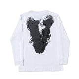 Vlone Sweatshirt Printed High Street plus Size Retro Sports Sweater for Men