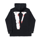 Vlone Hoodie Printed plus Size Retro Sports Loose Street Hoodie Men
