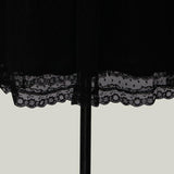 Women Lace Wedding Dress Mini Dress Women's Short Skirt V-neck Sexy Fashion Long Sleeve Dress